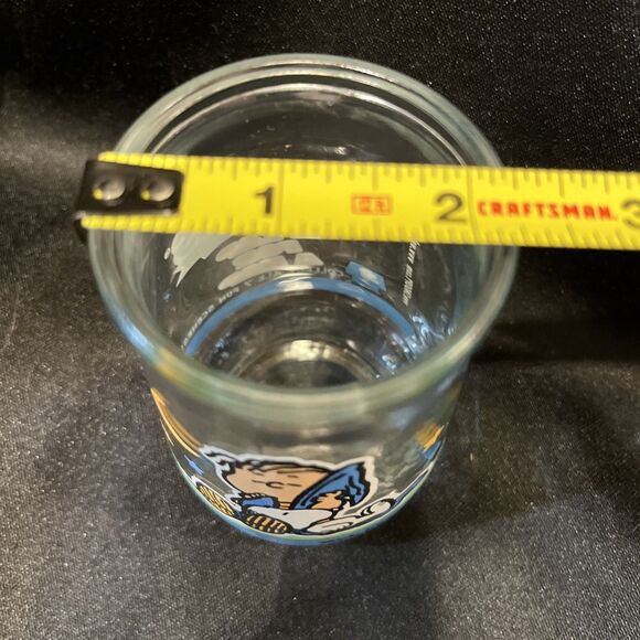 Set of 2 Welchs VTG 1994 Looney Tunes & 2001 Peanuts Jelly Jars Drinking Glasses - Picture 10 of 10